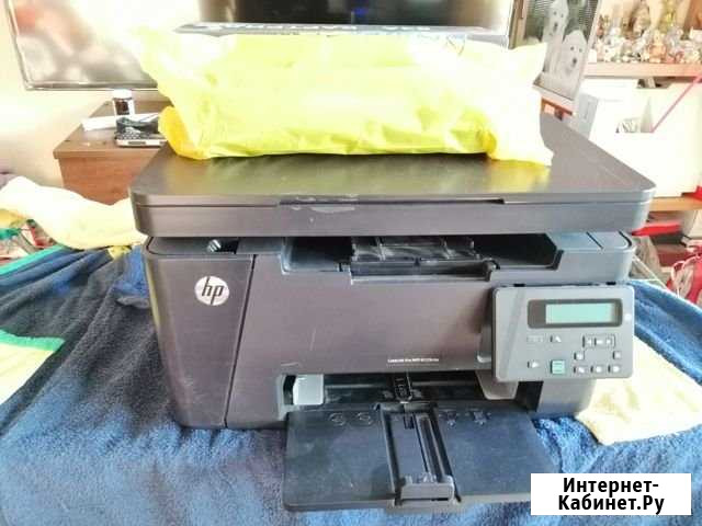 Лазерный HP MFP125RNW LAN WiFi + 3 картриджа Воронеж - изображение 1