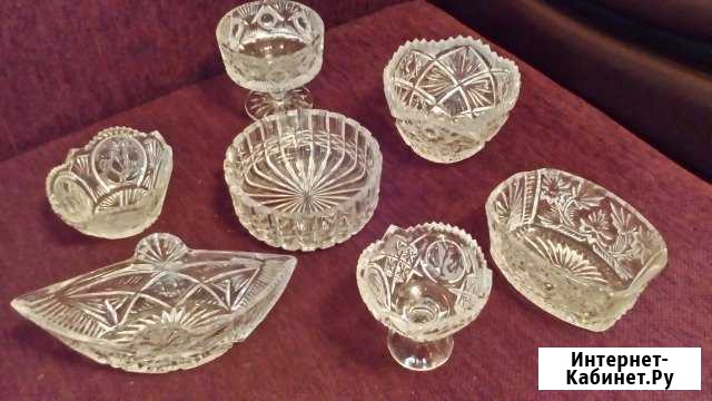 Хрустальные вазочки Юрга - изображение 1