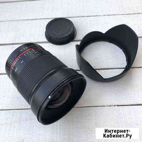 Samyang 24 mm f 1.4 для Canon идеал доставка Челябинск