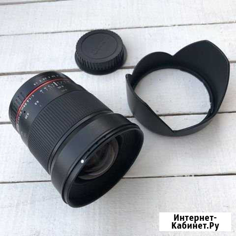 Samyang 24 mm f 1.4 для Canon идеал доставка Челябинск - изображение 1