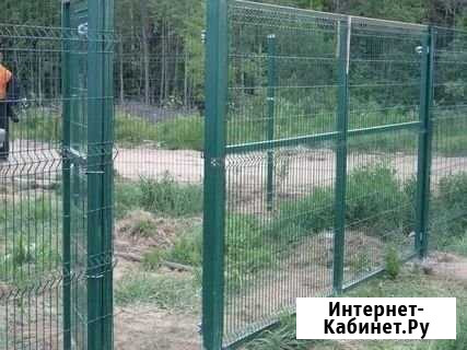 Ограждение из сетки 3Д Горбунки - изображение 1