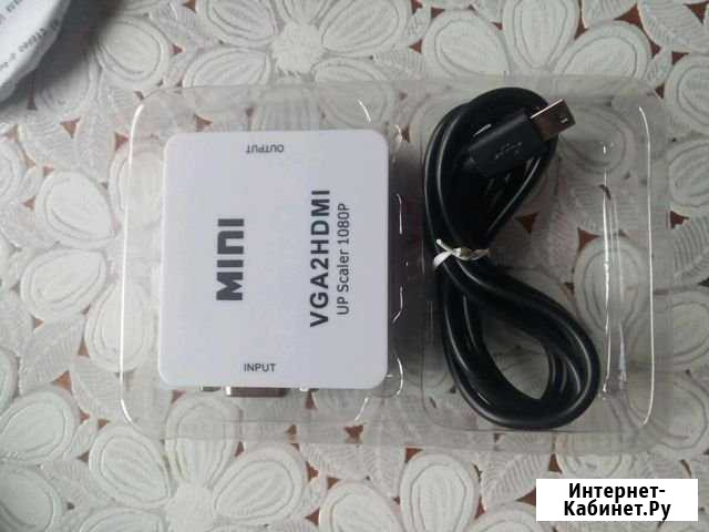 Конвертер VGA(+3.5 mm Аудио) на hdmi Тюмень - изображение 1