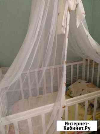 Кроватка белая Астрахань