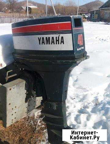Продам лодочный мотор yamaha 40лс Хабаровск - изображение 1