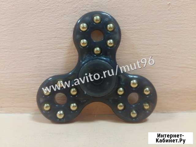 Спиннер spinner 3х лучевой (на них 6шаров) Чёрный Нижний Тагил - изображение 1
