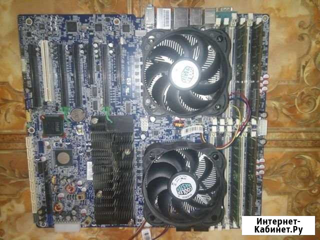 Комплект: Материнская плата z800, Xeon x5650 x 2 Севастополь - изображение 1