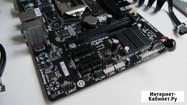 Материнская плата gigabyte GA-H81M-S1 гарантия Белгород - изображение 1