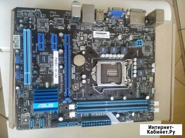 Материнская плата 1155 Asus P8H61-M LX2 + g620 Смоленск - изображение 1