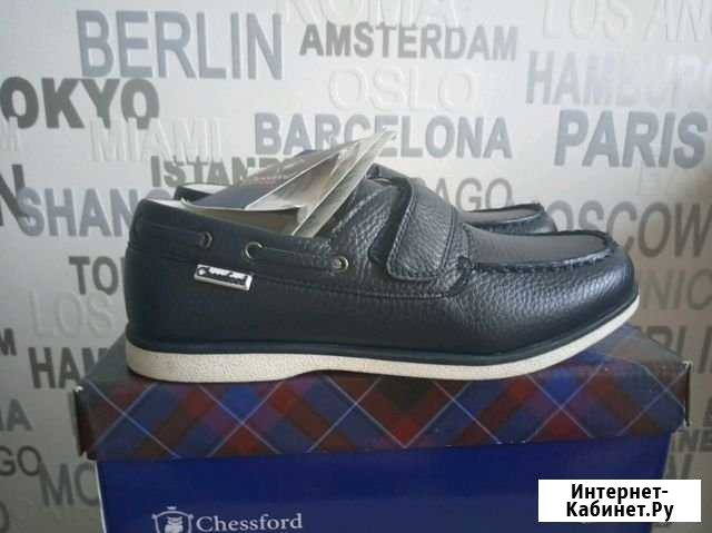 Новые мокасины на мальчика Chessford, 38 Красноярск - изображение 1
