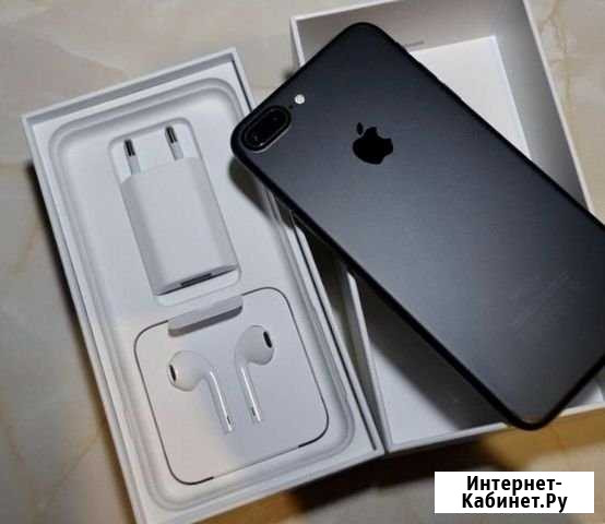 Айфон 7+ на 256GB чёрный Химки - изображение 1