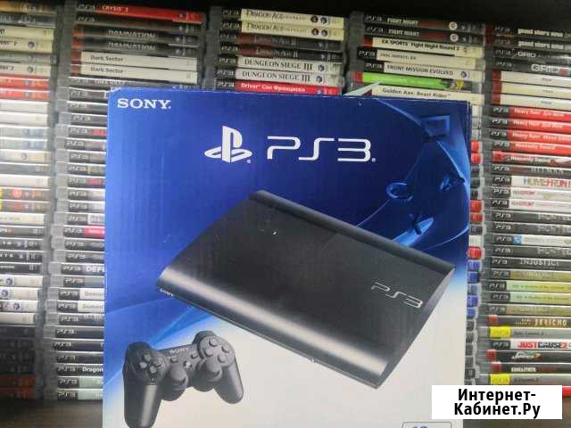 Приставки Sony Playstation 3 2 геймпада+ игра Барнаул - изображение 1