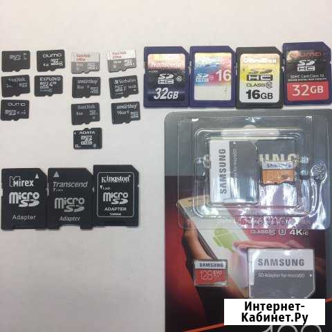 Карта памяти MicroSD, SD, флэшка Тольятти - изображение 1
