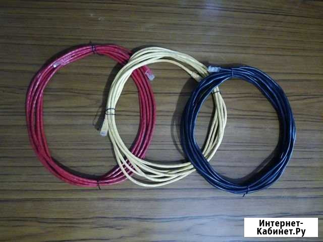 Сетевой кабель (патч-корд) - 5 метров Хабаровск - изображение 1