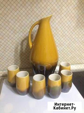 Кувшин и 6 стаканов СССР Волгоград - изображение 1