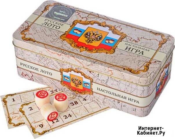 Игра Русское лото в жестяной коробке Чита - изображение 1
