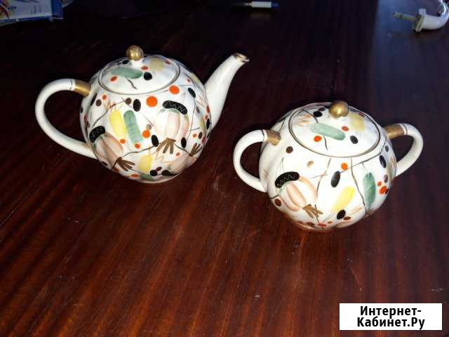 Чайник и сахарница лфз, Фрукты, редкость Сочи - изображение 1