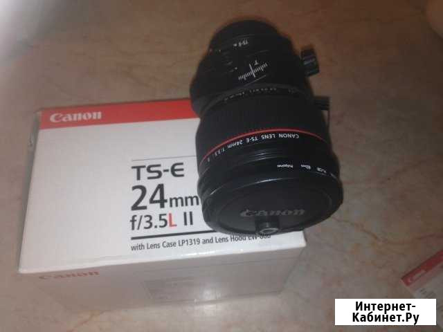 Объектив Canon TS-E 24mm f/3.5L II - новый Салехард - изображение 1