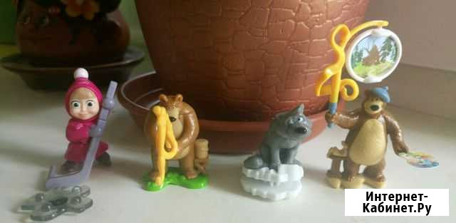 Игрушки из киндер-сюрприза Маша и медведь Брянск - изображение 1
