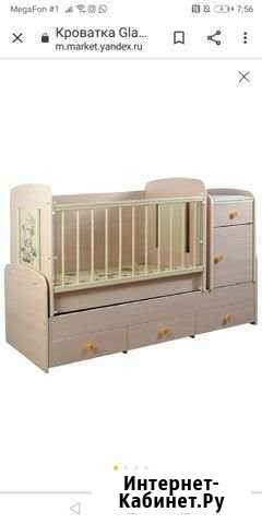 Детская кроватка-трансформер, б/у Нальчик - изображение 1