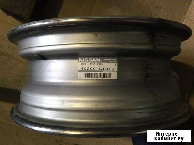 Комплект штампованных дисков R15 6x139.7 Nissan Советская Гавань - изображение 1