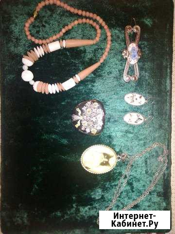 Бижутерия старинная,заколка,серьги,брошь Саратов - изображение 1