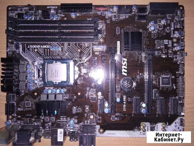 Комплект i7 6700k + MSI z170-A PRO Владимир - изображение 1