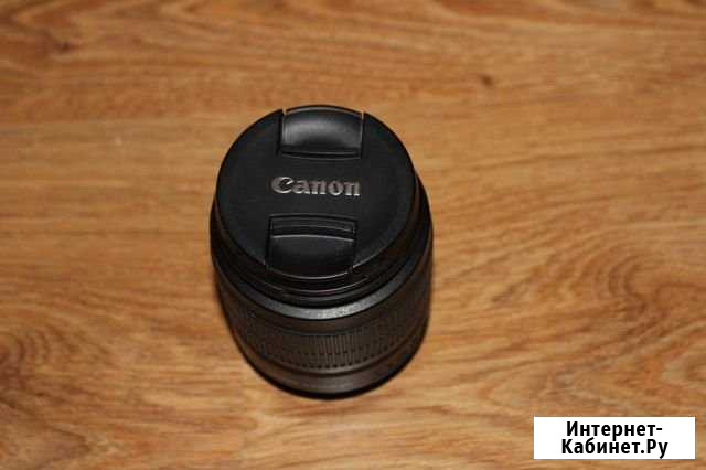 ОбъективCanon EF-S 18-55mm 0.25m/0.8ftотл.состоя Оренбург - изображение 1