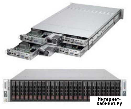 Сервер Twin Supermicro 8x LGA2011/ SFP+ 10Gb Санкт-Петербург - изображение 1