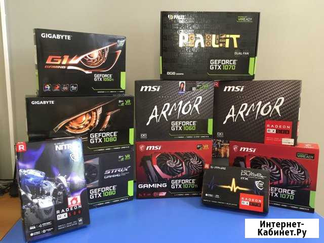 Видеокарты GeForce GTX 1060/1070ti/1080/RTX2080ti Череповец - изображение 1