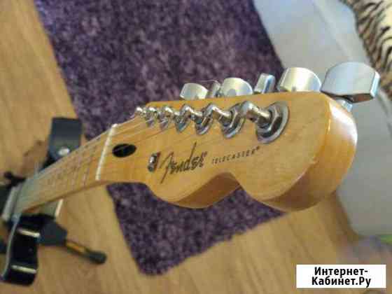 Эл.гитара Fender Telecaster + ремень + подставка Московский