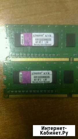 Продам оперативную память Kingston KVR1333D3N9K2/2 Гатчина - изображение 1