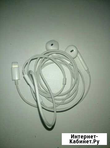 Наушники EarPods оригинальные (lighting) Северодвинск - изображение 1