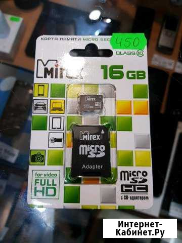 Карта памяти micro SD 16 гб Тамбов - изображение 1