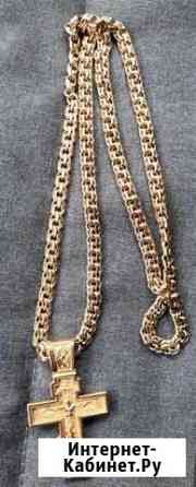 Золотая цепь и крест Брянск