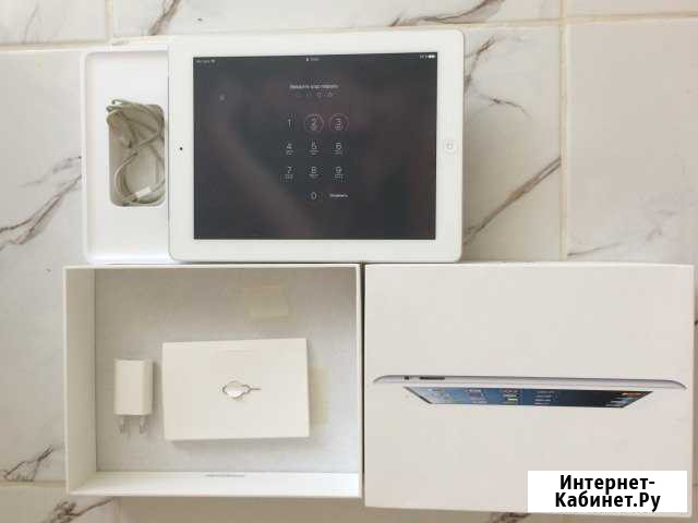 Apple iPad 4 Retina 32Gb Wi-Fi + 3G White на 120GB Рыбинск - изображение 1