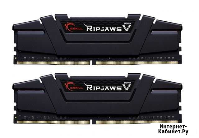 Память DDR4 G.skill Ripjaws F4-3200C16D-32GVK Калашниково - изображение 1