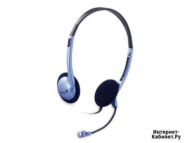 Гарнитуры Genius HS-02B с подвижным оголовьем Набережные Челны - изображение 1