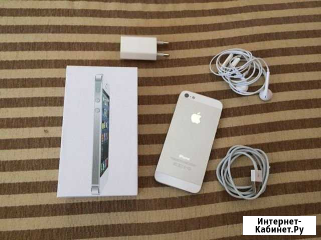 iPhone 5 16Gb белый состояние на 5 Орёл - изображение 1