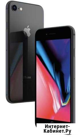 Apple iPhone 8 64gb черный Салехард - изображение 1