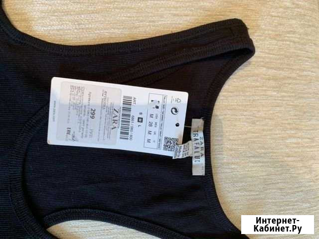 Новая Женская майка Zara М 44 Москва - изображение 1