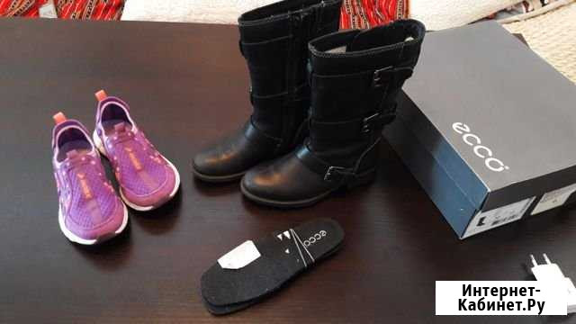 Зимние сапожки ecco р.30, кроссовки demix р.29 Сургут - изображение 1