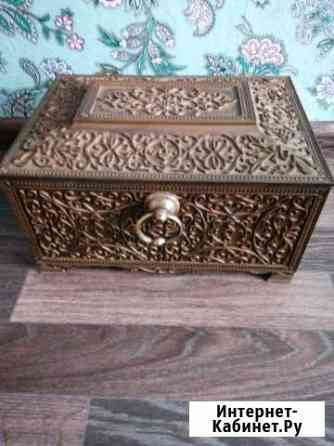 Шкатулка,ларец. Металл. Размеры 29*21*15 Красноярск