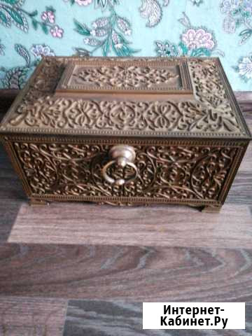 Шкатулка,ларец. Металл. Размеры 29*21*15 Красноярск - изображение 1