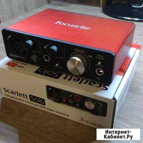 Focusrite Scarlett Solo 2nd Gen Томск