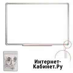 Доска магнитно-маркерная, 90х120 см, алюминиевая Иркутск