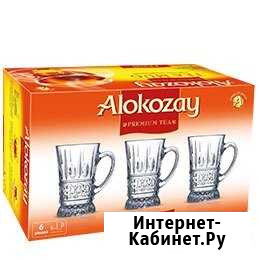 Новый подарочный набор чайных стаканов на 6 персон Орёл - изображение 1