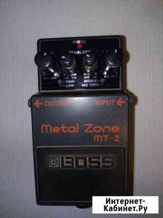 Гитарная педаль Boss Metall zone mt2 Бор