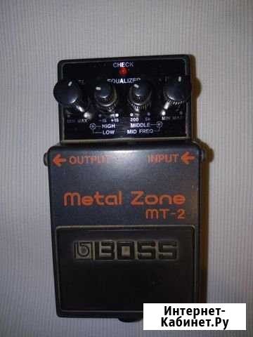 Гитарная педаль Boss Metall zone mt2 Бор - изображение 1