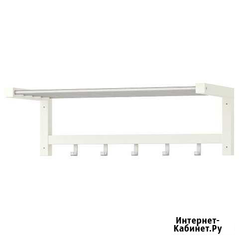 Чусиг полка для головных уборов, белый, 79 см IKEA Комсомольск-на-Амуре - изображение 1