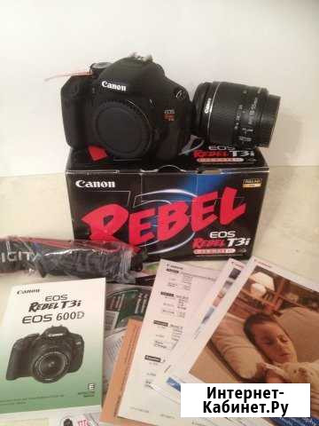 Фотоаппарат Canon EOS 600D (два объектива, 4гб) Салехард - изображение 1